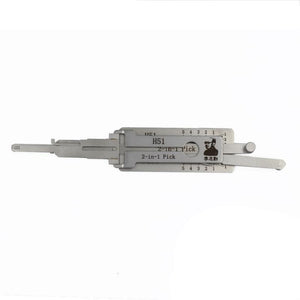 Original Lishi 2-in-1 Pick Decoder Tool 5 Cut FO6/H51-AG for Ford Door Lock Anti Glare Type
