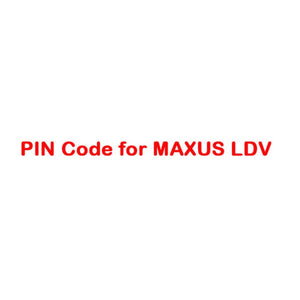 Immo-PIN-Code-Calculation-Service-for-MAXUS-LDV