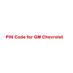 PIN Code Calculation Service for GM Chevrolet Buick