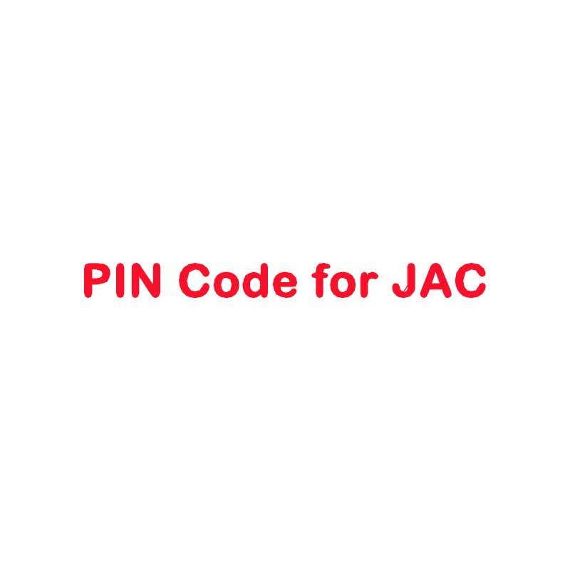 PIN Code Calculation Service for JAC – autopartsos