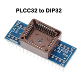5Pcs-PLCC32-to-DIP32-Adpater-IC-Socket-for-Universal-Chip-Programmer