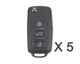 XKB510EN Xhorse VVDI2 VVDI Key Tool Wire Remote Key 3 Button