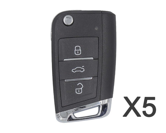 XKMQB1EN Xhorse VVDI2 VVDI Key Tool Flip Remote Key 3 Button