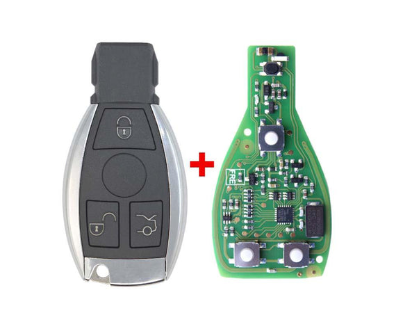 Xhorse-Mercedes-Benz-BGA-Chrome-Remote-433MHz-315MHz-3-Buttons-With-Logo