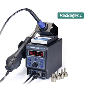 YIHUA 8786D-I SMD Soldering Station Cool Hot Air Gun Soldering Iron 2 in 1 Rework Station