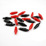 20pcs-28MM-Metal-Alligator-Clip-G98-Crocodile-Electrical-Clamp-10PCS-Black-&-10PCS-Red-with-Plastic-Boot