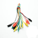 10pcs/lot-Double-ended-Alligator-Clips-Test-Line-Crocodile-Cable-Testing-Clamp-Connectors-with-wires