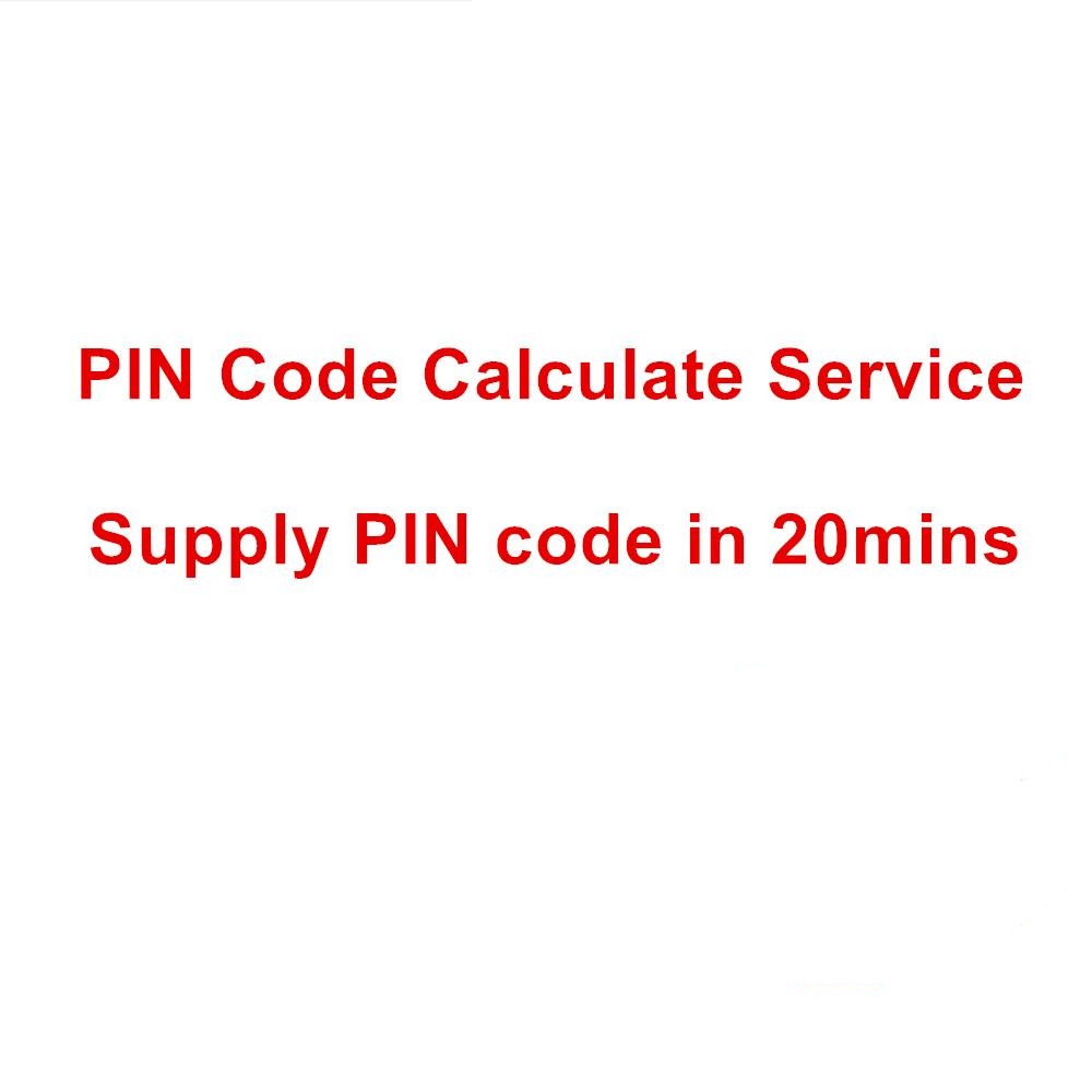Chinese Vehicle PIN Code Calculate Service for Auto Key Programming ...